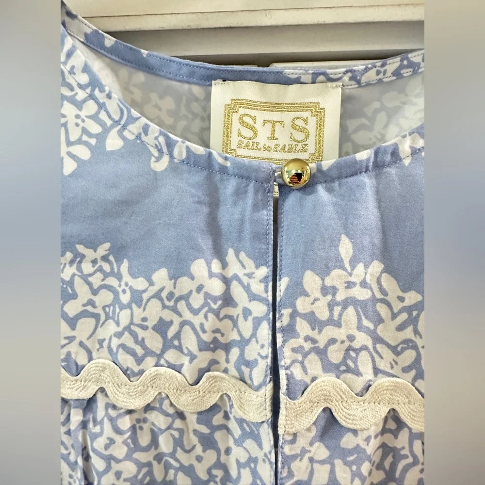Sail to sable blue midi dress SZ L - Picture 2 of 9